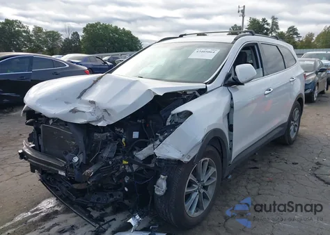 2017 Hyundai Santa Fe Se из США, поврежденный, VIN KM8SM4HF6HU250288